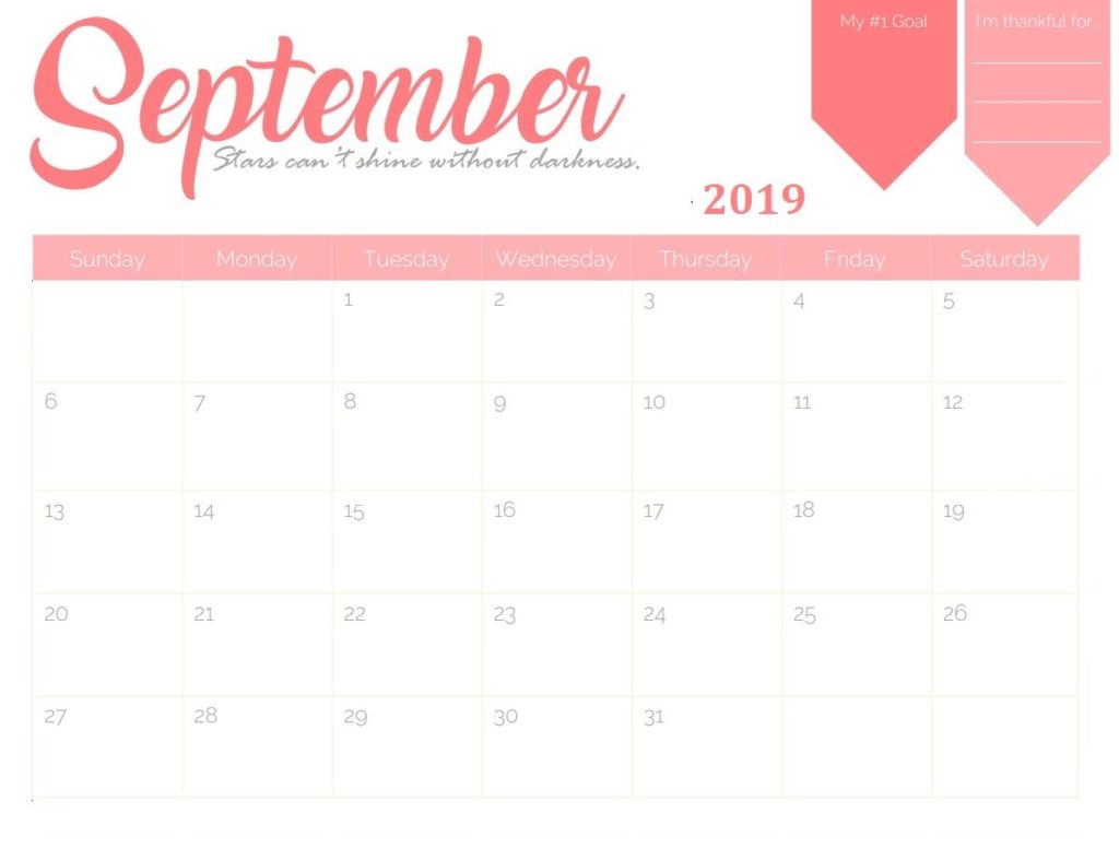 September 2019 Printable Calendar Blank Printable September 2019 Calendar Fontsize 12 Tahoma Color 041e75 Pzhasw